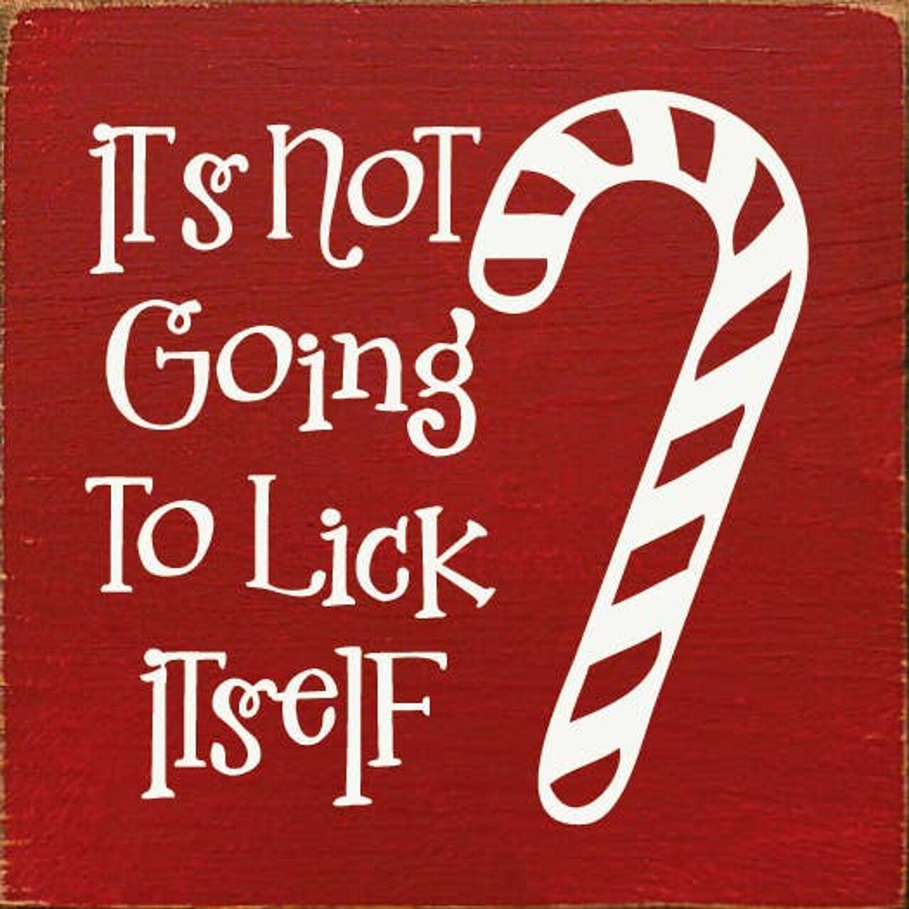 Edge Collections - Gray - Rustic Candy Cane Decoration - 1 Piece